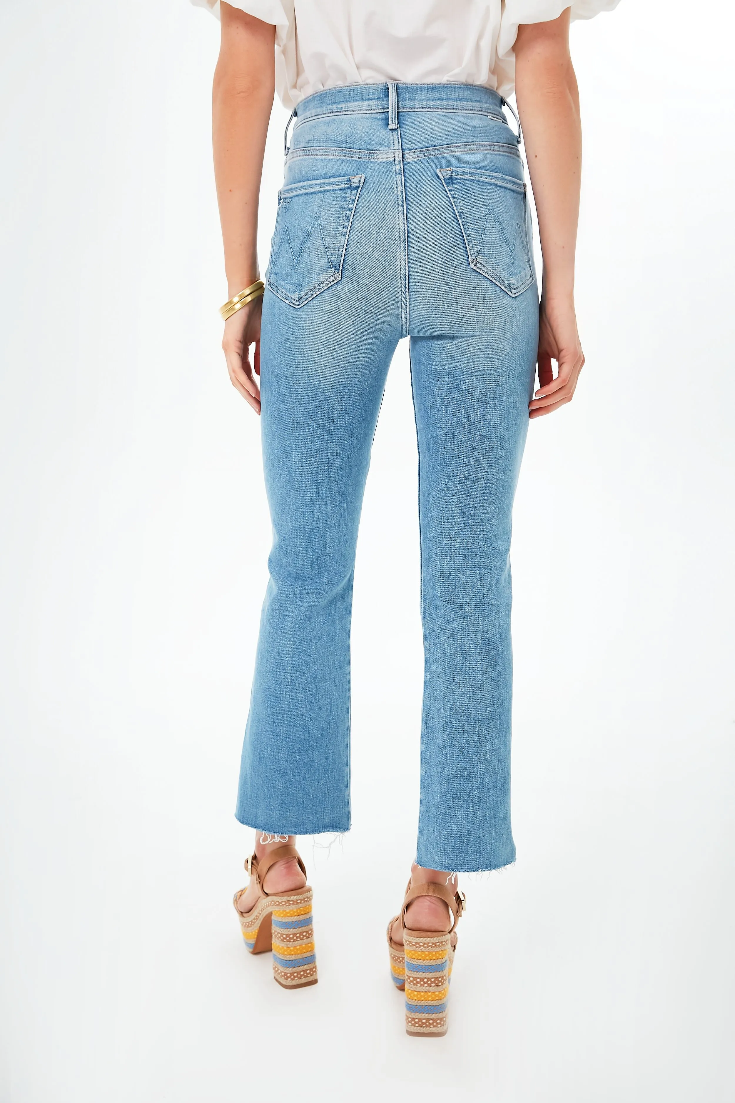 A Sight For Sore Eyes High Waist Double Ankle Fray