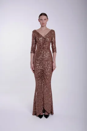 AKINARI SEQUINED GOWN