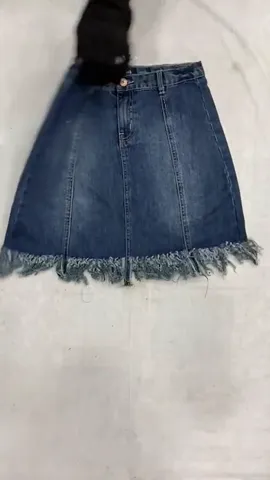 All Blue Midi Y2K Denim Skirts