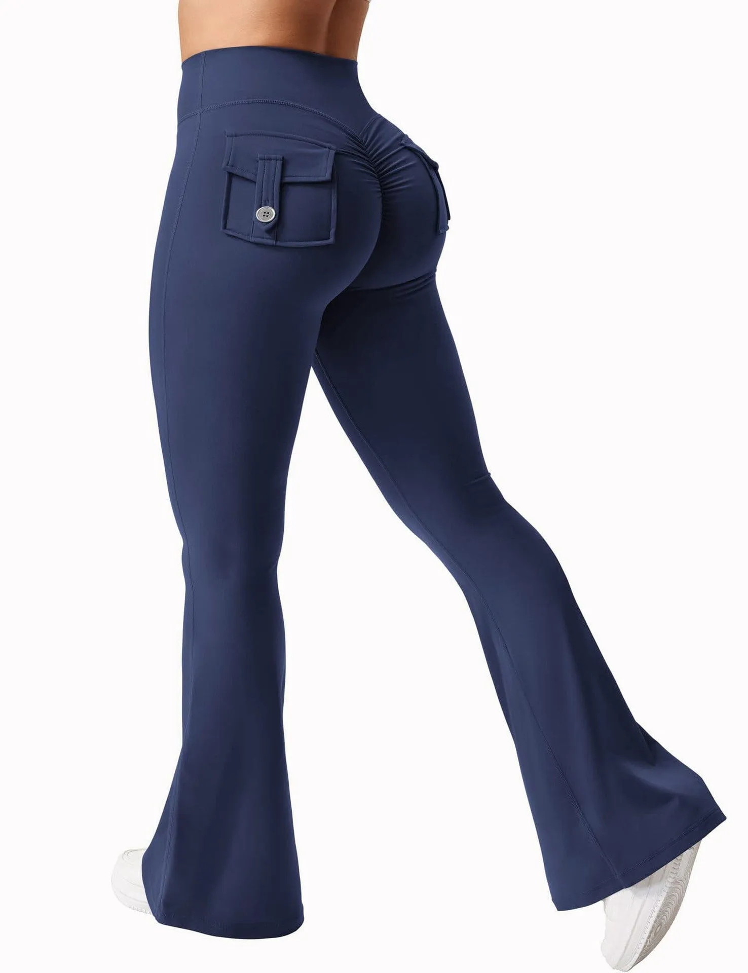 Allrj Flaired Pocket Leggings