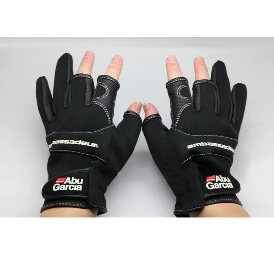 Anti-Slip fingerless Fishing Gloves