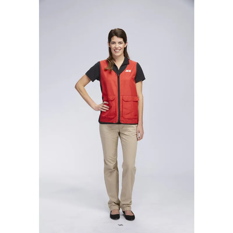 Artcraft No Snag M Sizes Women's Sleeveless V-Neck Red Vest