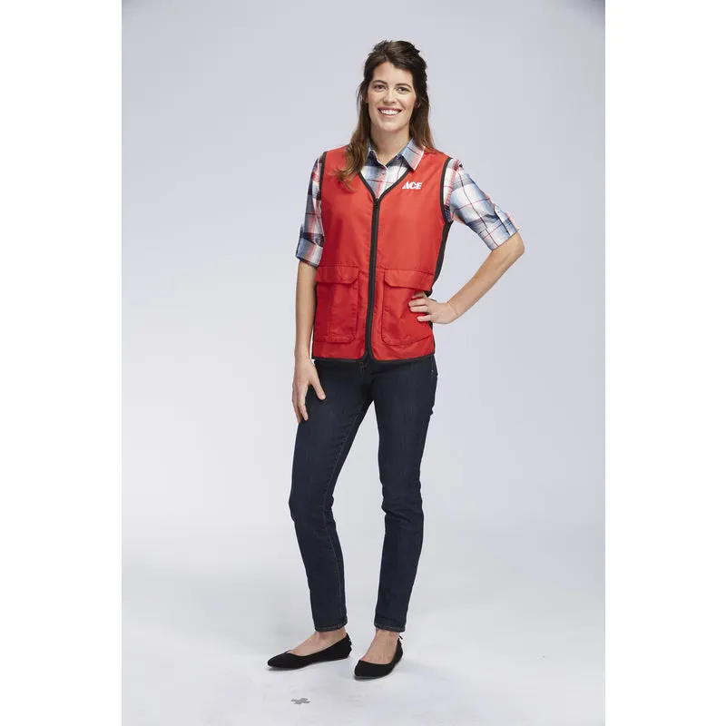 Artcraft No Snag M Sizes Women's Sleeveless V-Neck Red Vest