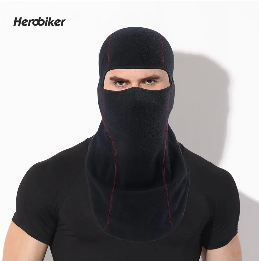 Autumn Winter Thermal Fleece Balaclava Windproof