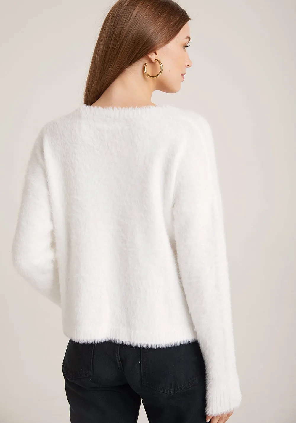 Bella Dahl - Slouchy Sweater in Winter White