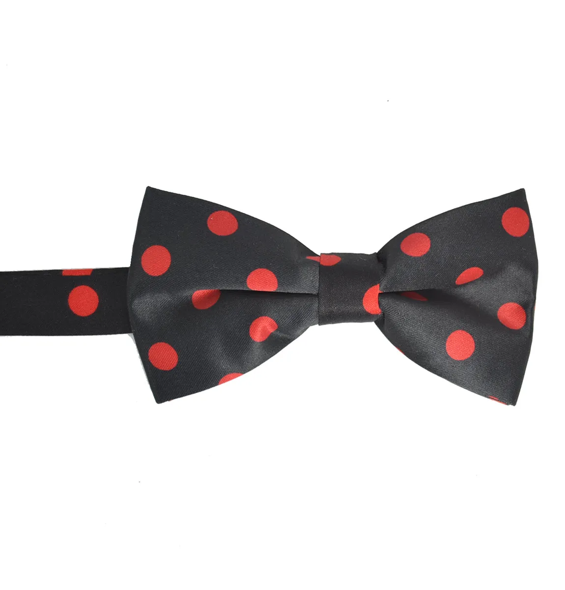 Black and Red Polka Dot Tuxedo Vest Set