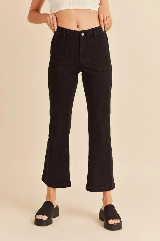 Black Janesa Denim Pants