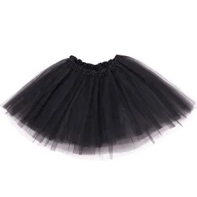 Black Tutu Skirt 40cm (Age 8 to Adult M)