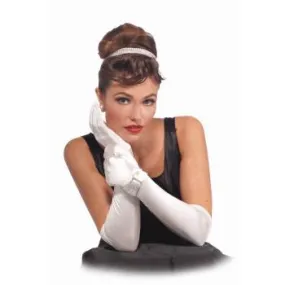 Black Vintage Hollywood Long Gloves