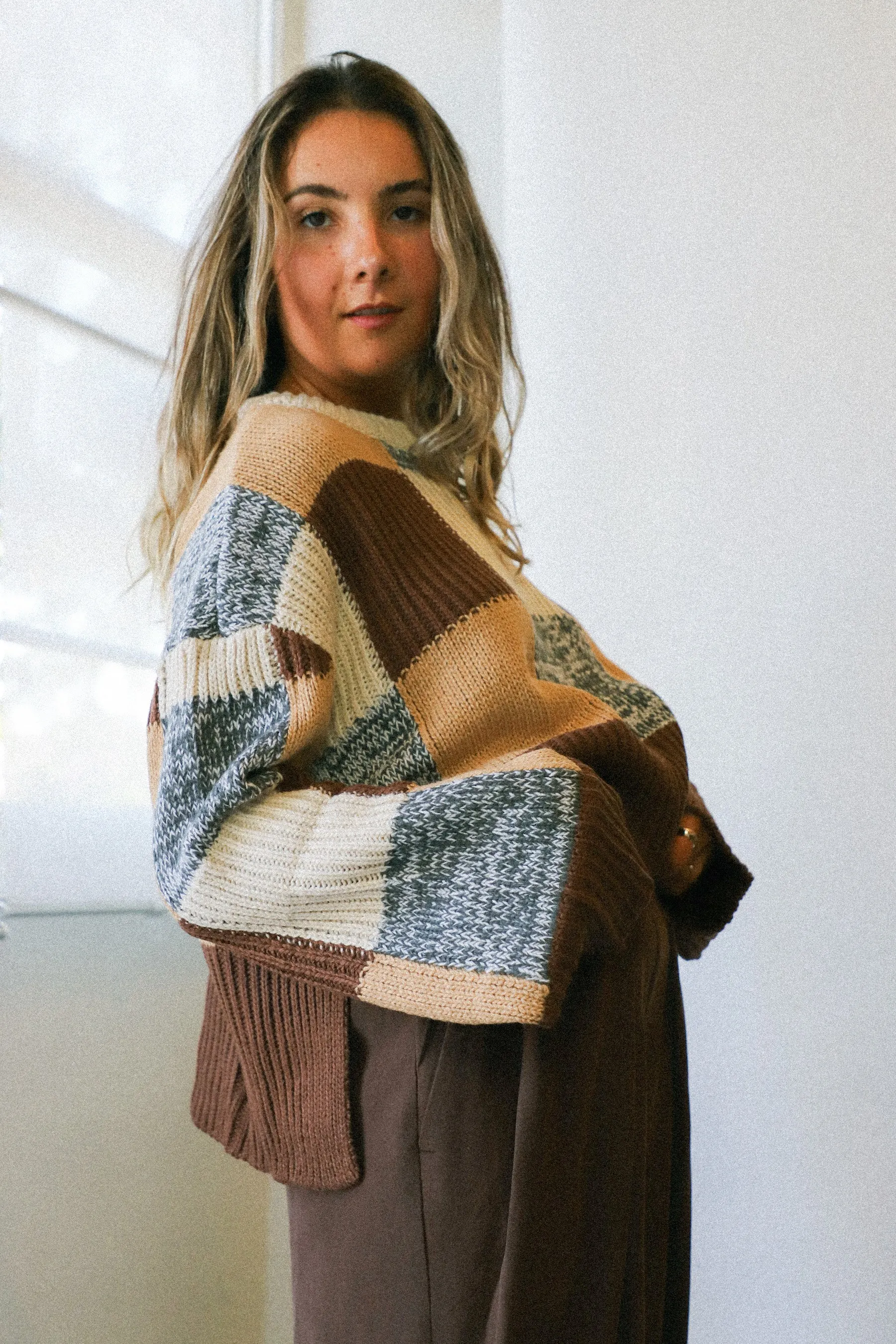 Brown Finley Sweater