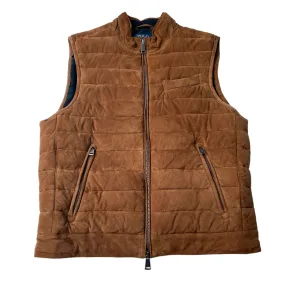 Brown Suede Vest - M