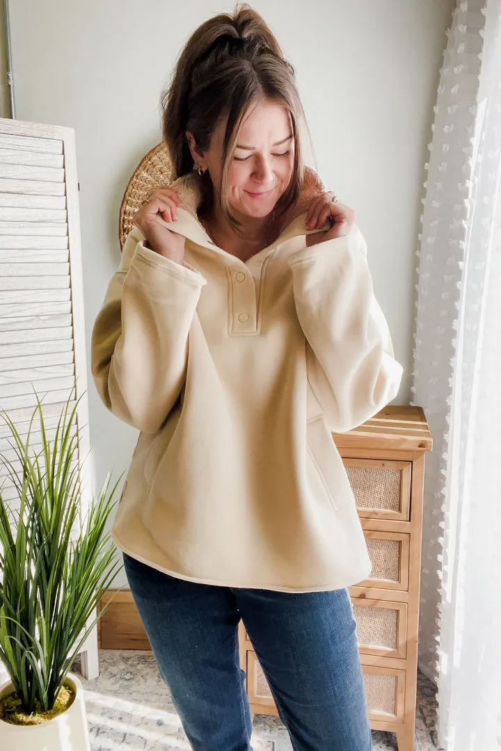 Button Front Pullover