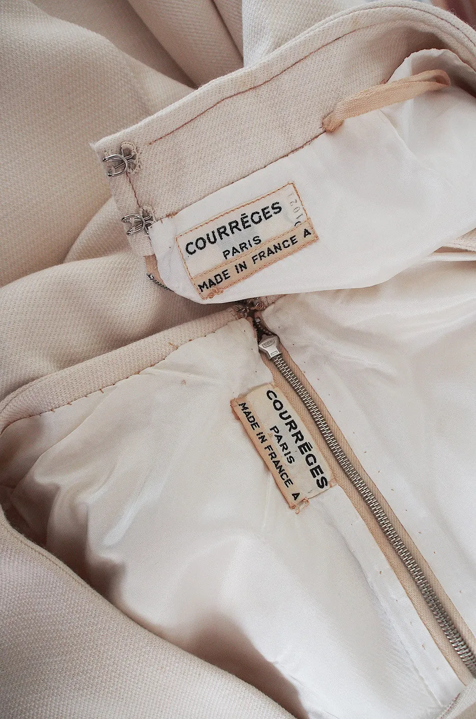 c1967 Numbered Couture Andre Courreges Suit