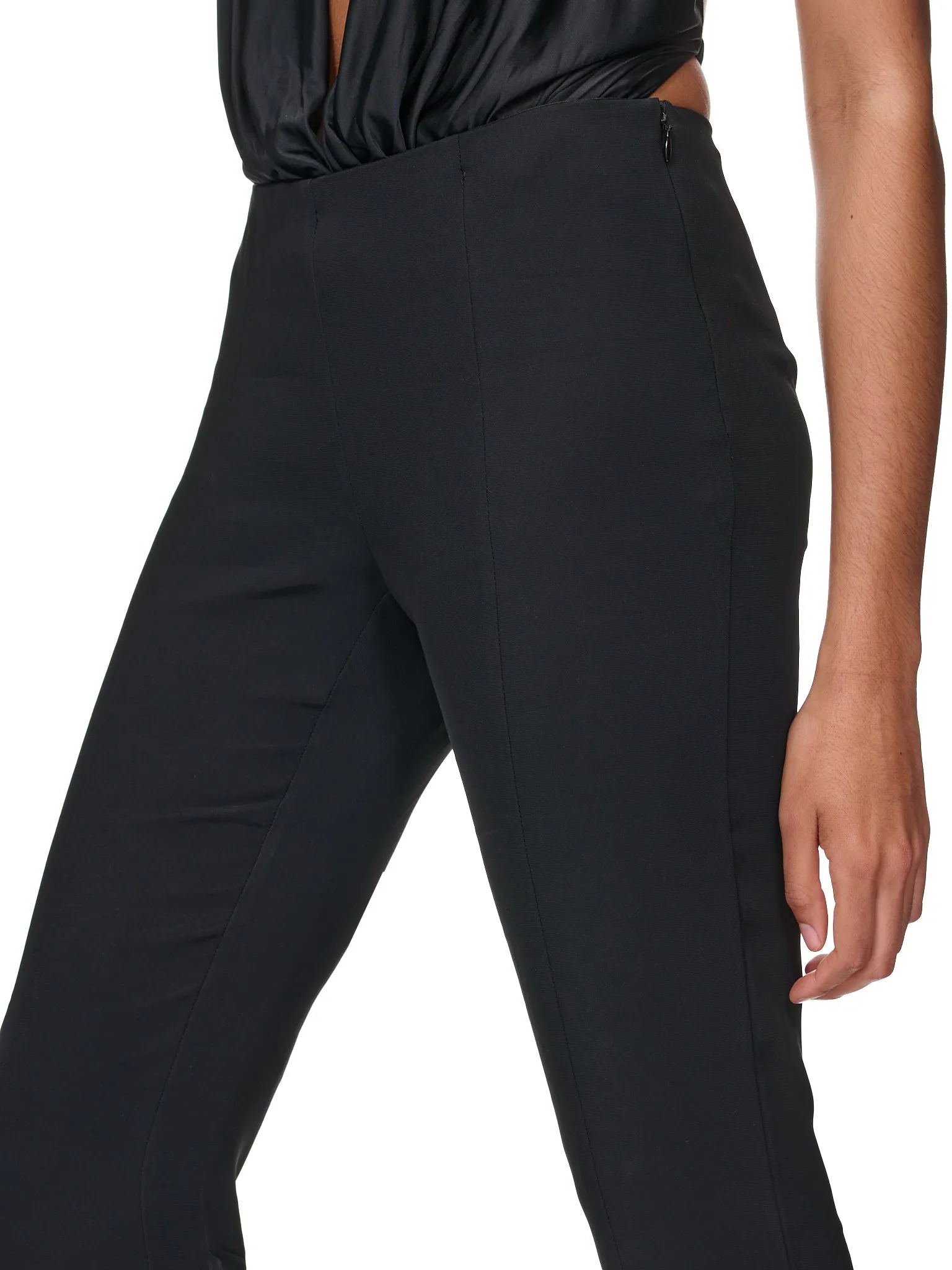 Cady Bell-Bottom Pants (4P003A-N0990-NERO)