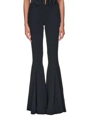 Cady Bell-Bottom Pants (4P003A-N0990-NERO)