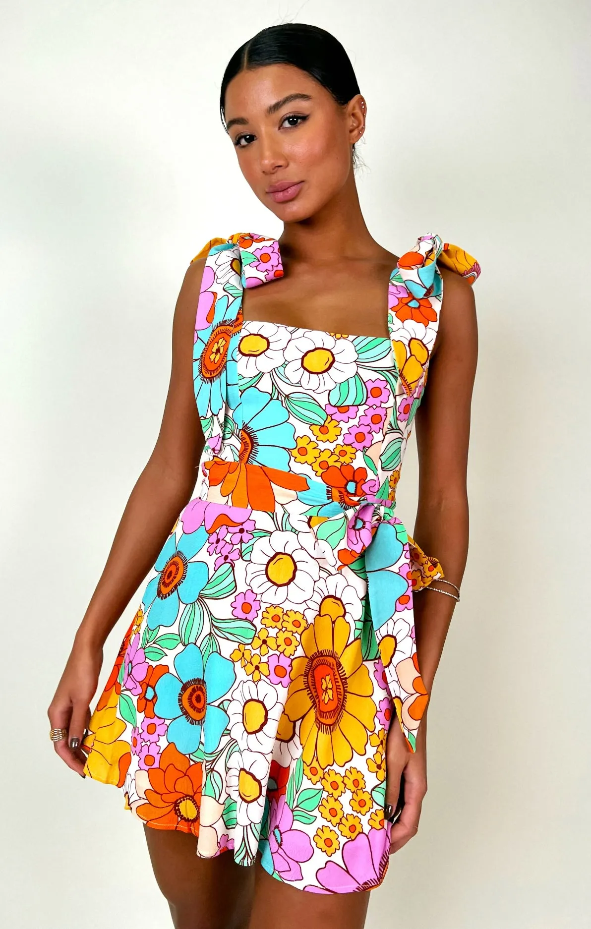 Claire Mini Dress ~ Flower Market