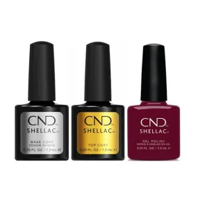 CND - Shellac Combo - Base, Top & Signature Lipstick