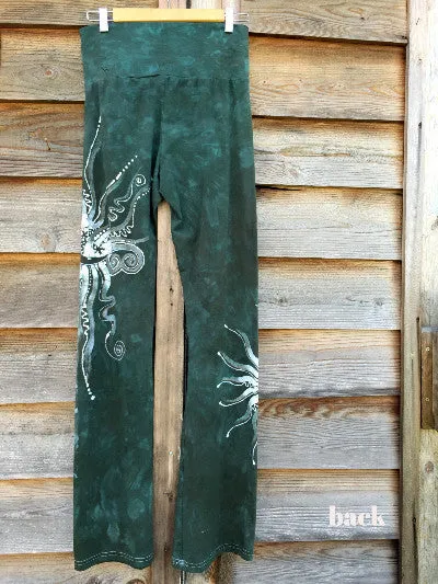 Dark Sage Batik Pants