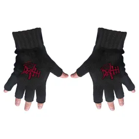 Death Unisex Fingerless Gloves: Logo