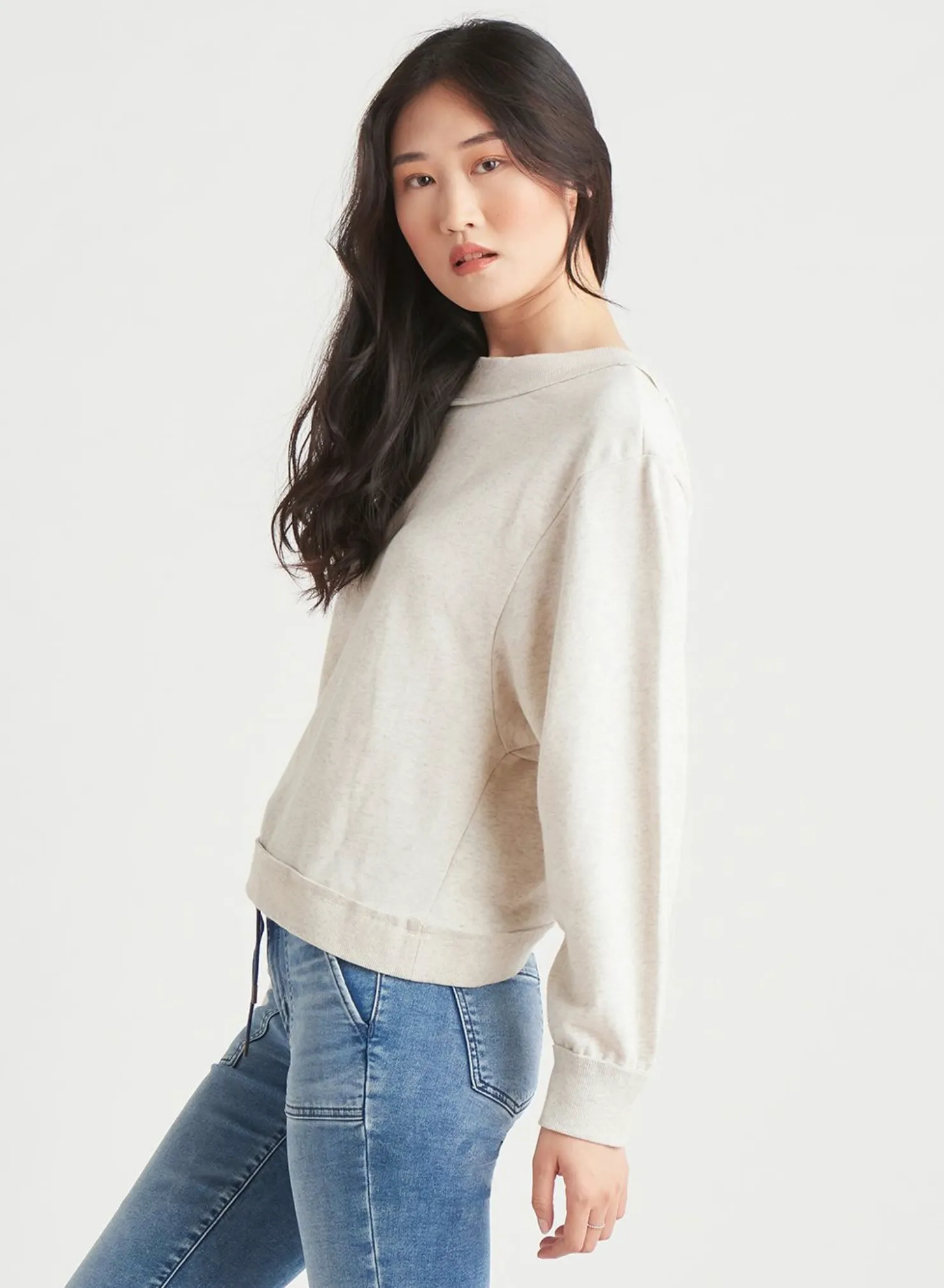 Dex Open Back Sweatshirt