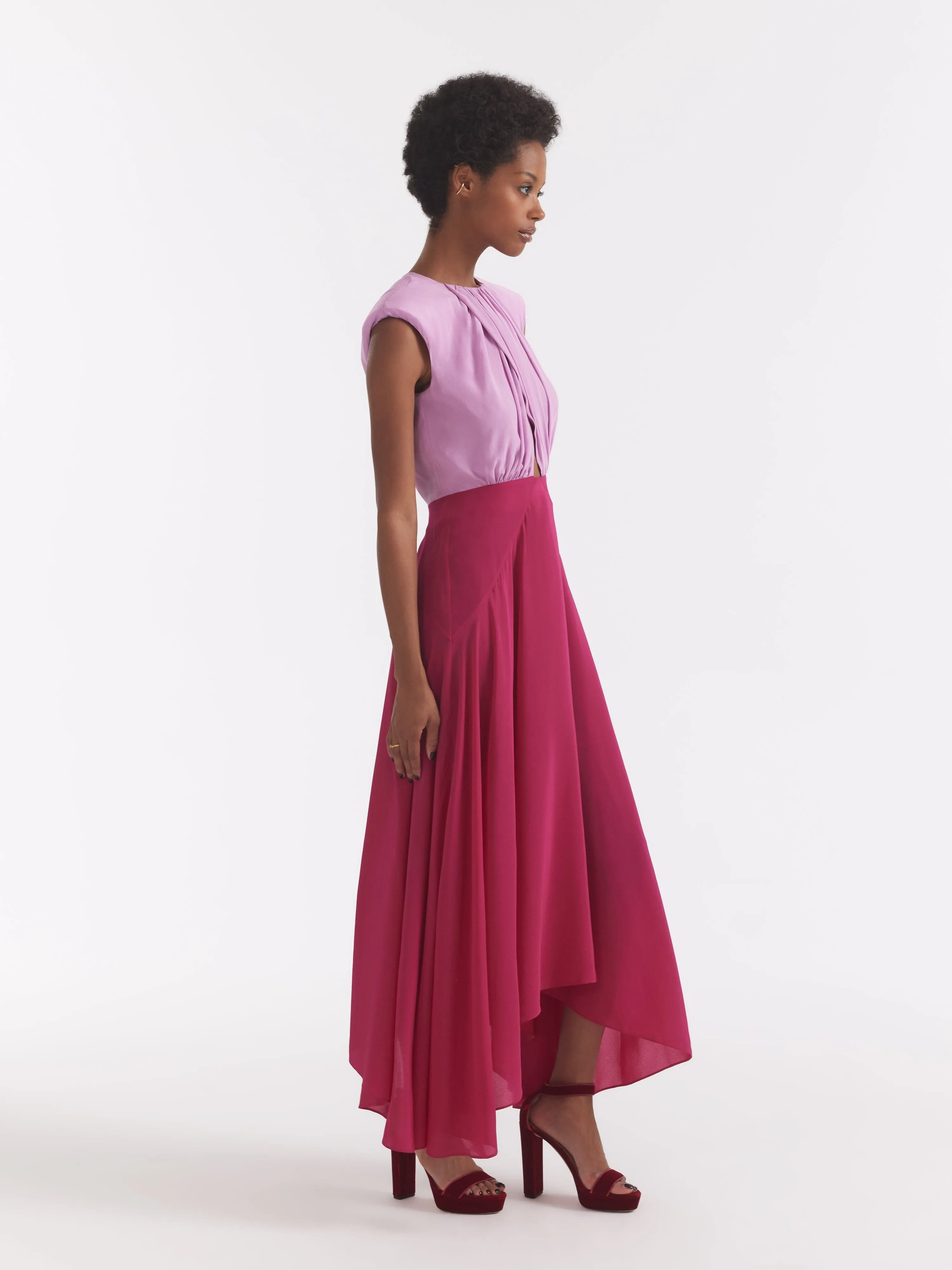 Divya Dress in Light Peony