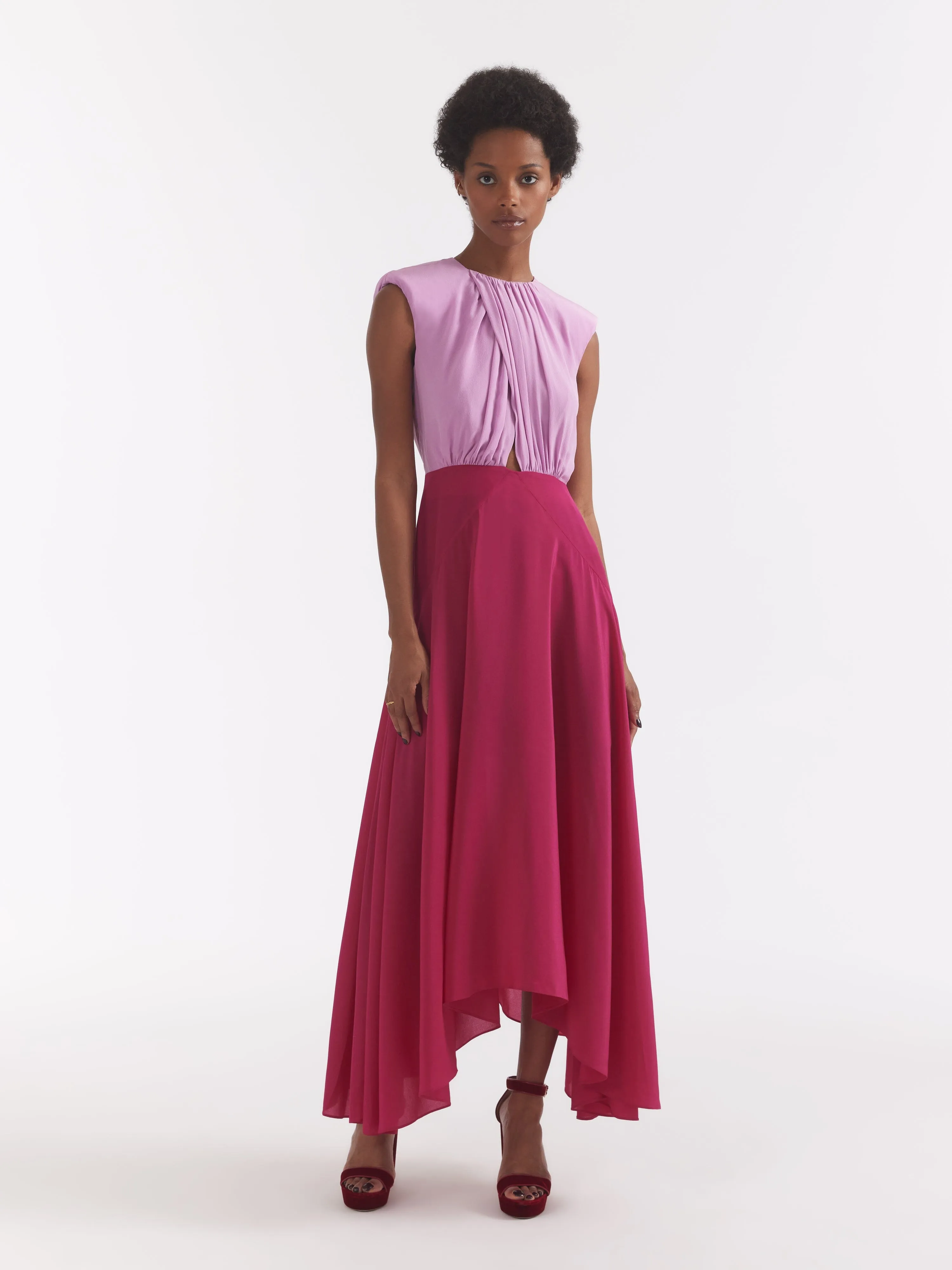 Divya Dress in Light Peony