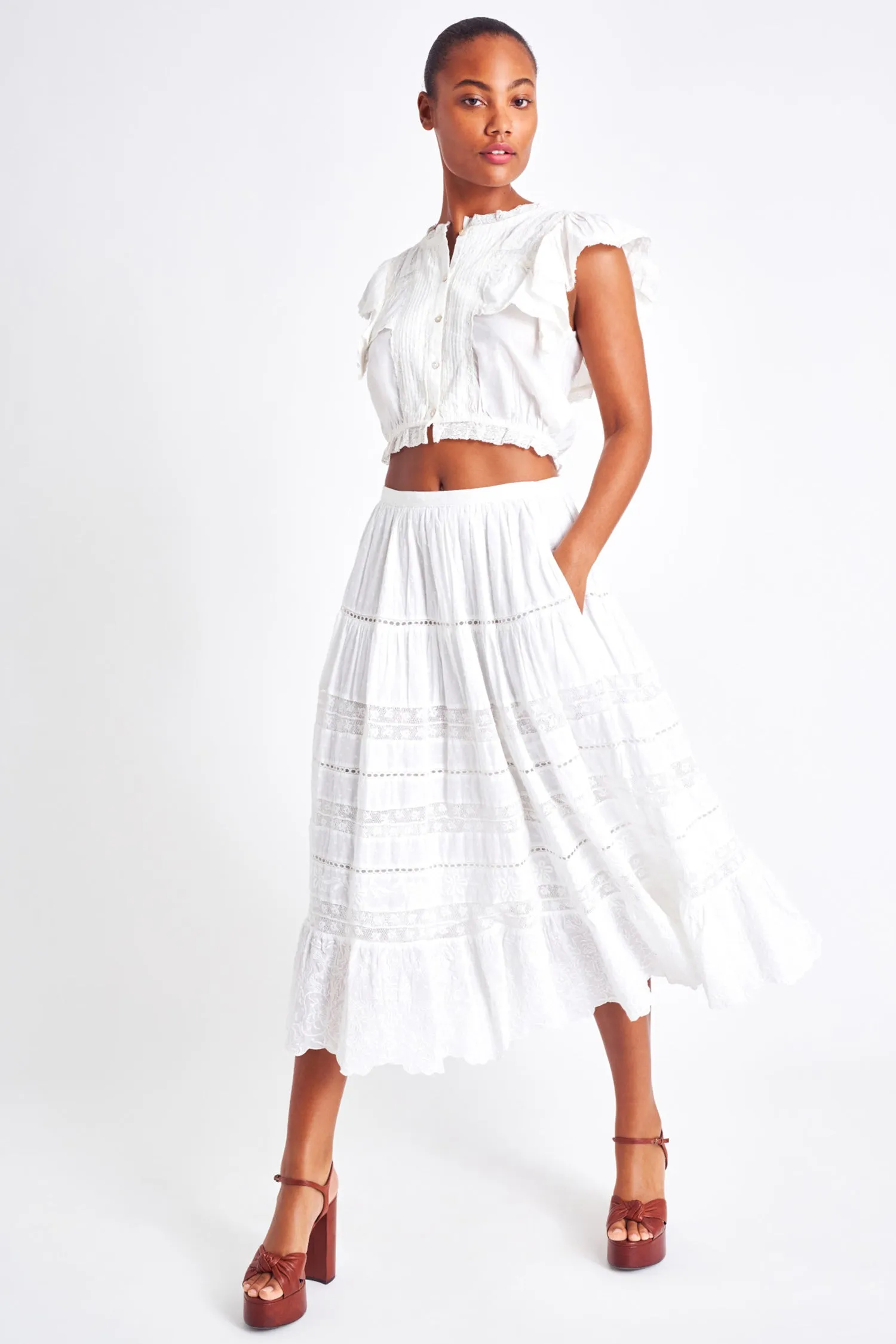 Donna Heritage Midi Skirt