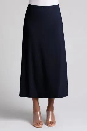 Essential A-Line Skirt | Navy