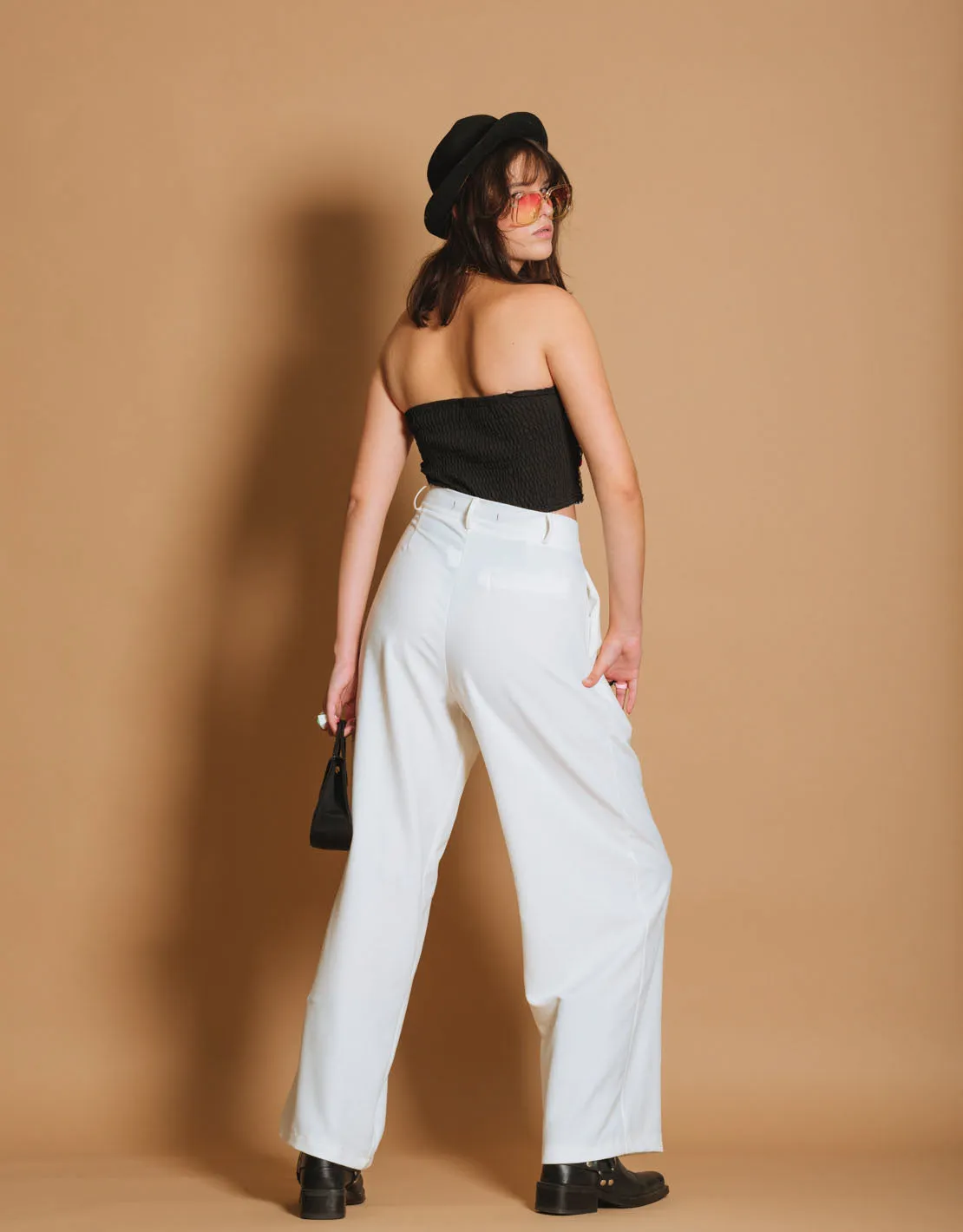 Extreme wide highwaisted pantalon