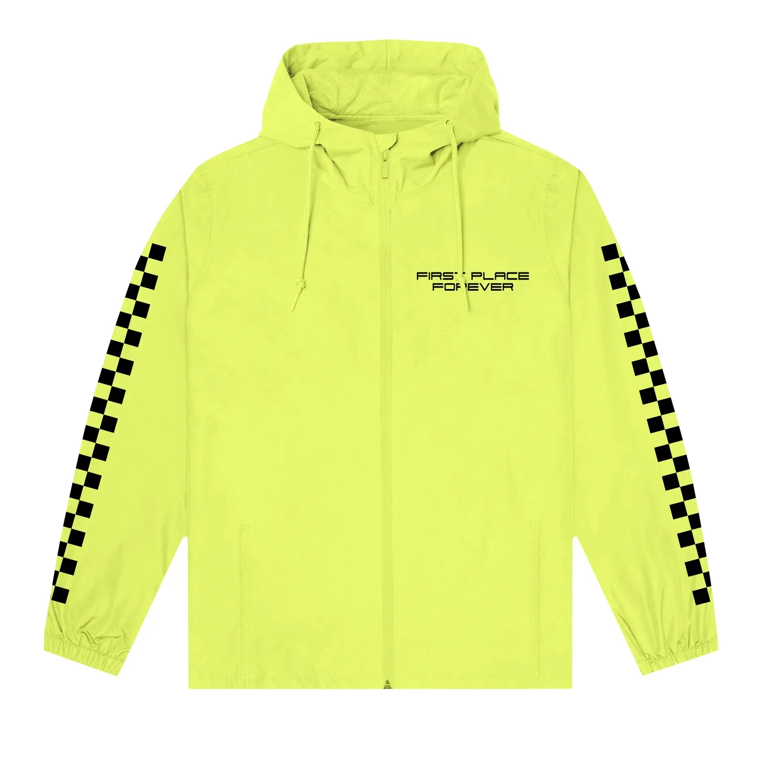 First Place Forever Safety Yellow Pullover Windbreaker