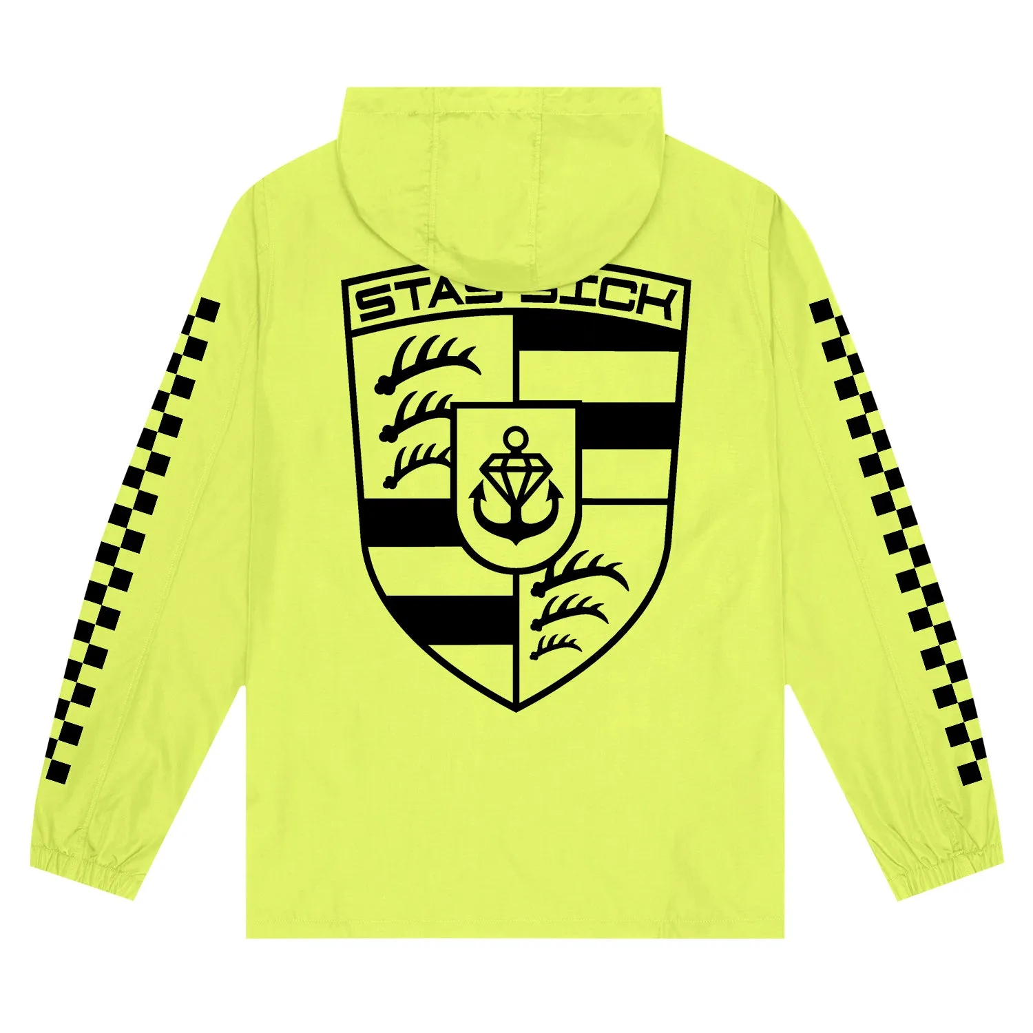 First Place Forever Safety Yellow Pullover Windbreaker