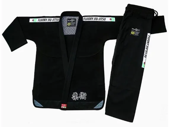 FLUORY BJJF06 JIU JITSU GI Size XS-XL 2 COLOURS UNISEX