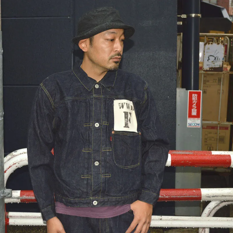 FULL COUNT "S2107W-24" ※Threads cut※ WW2 Model Brown Cotton Denim Jacket