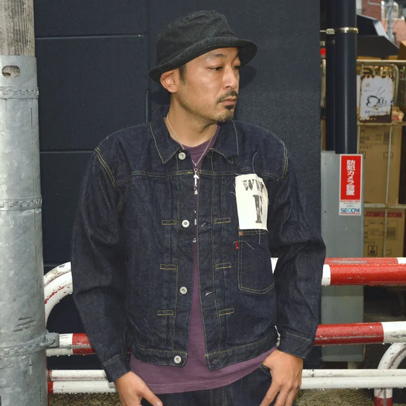 FULL COUNT "S2107W-24" ※Threads cut※ WW2 Model Brown Cotton Denim Jacket