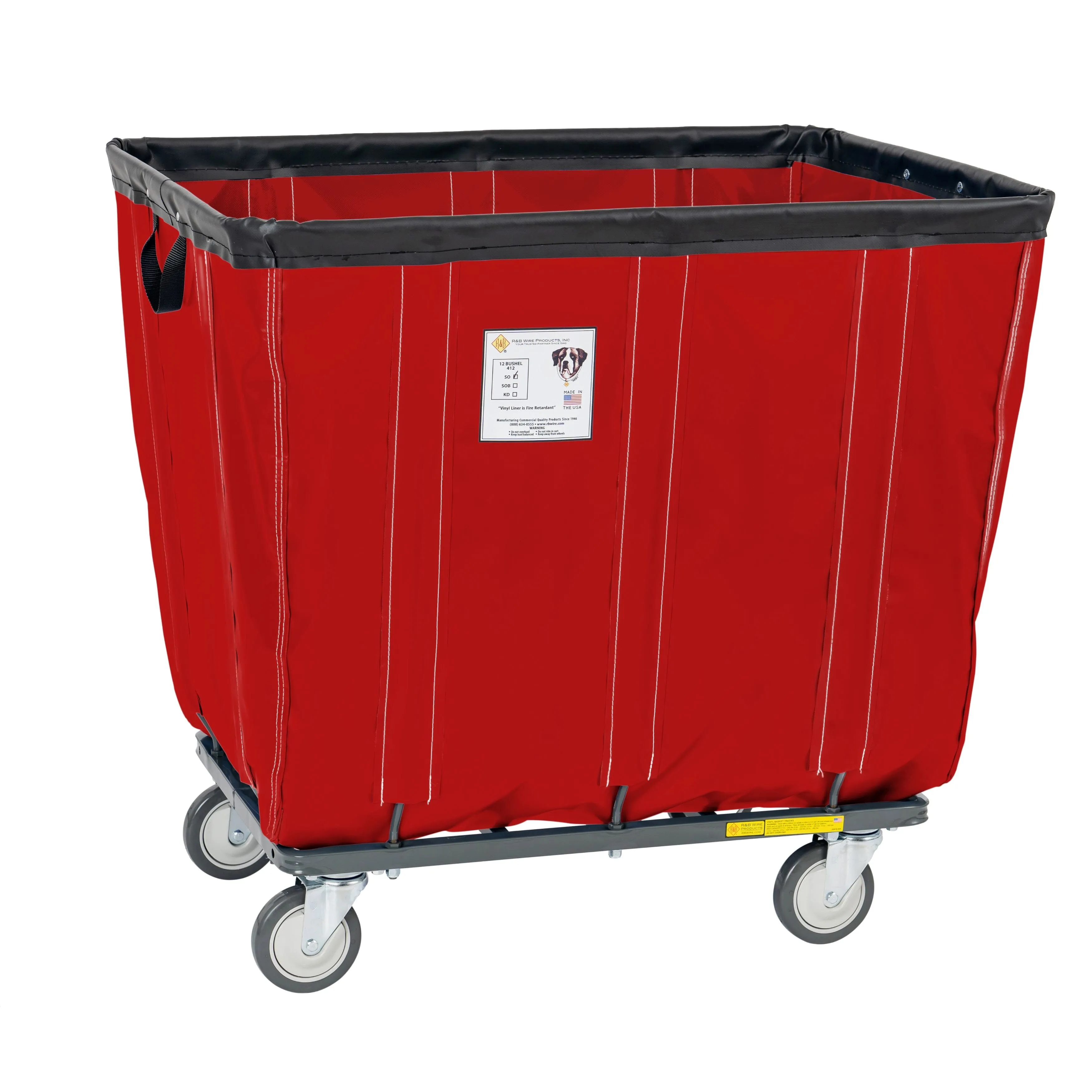 Fully Sewn Vinyl Basket Truck - 14 Bushel