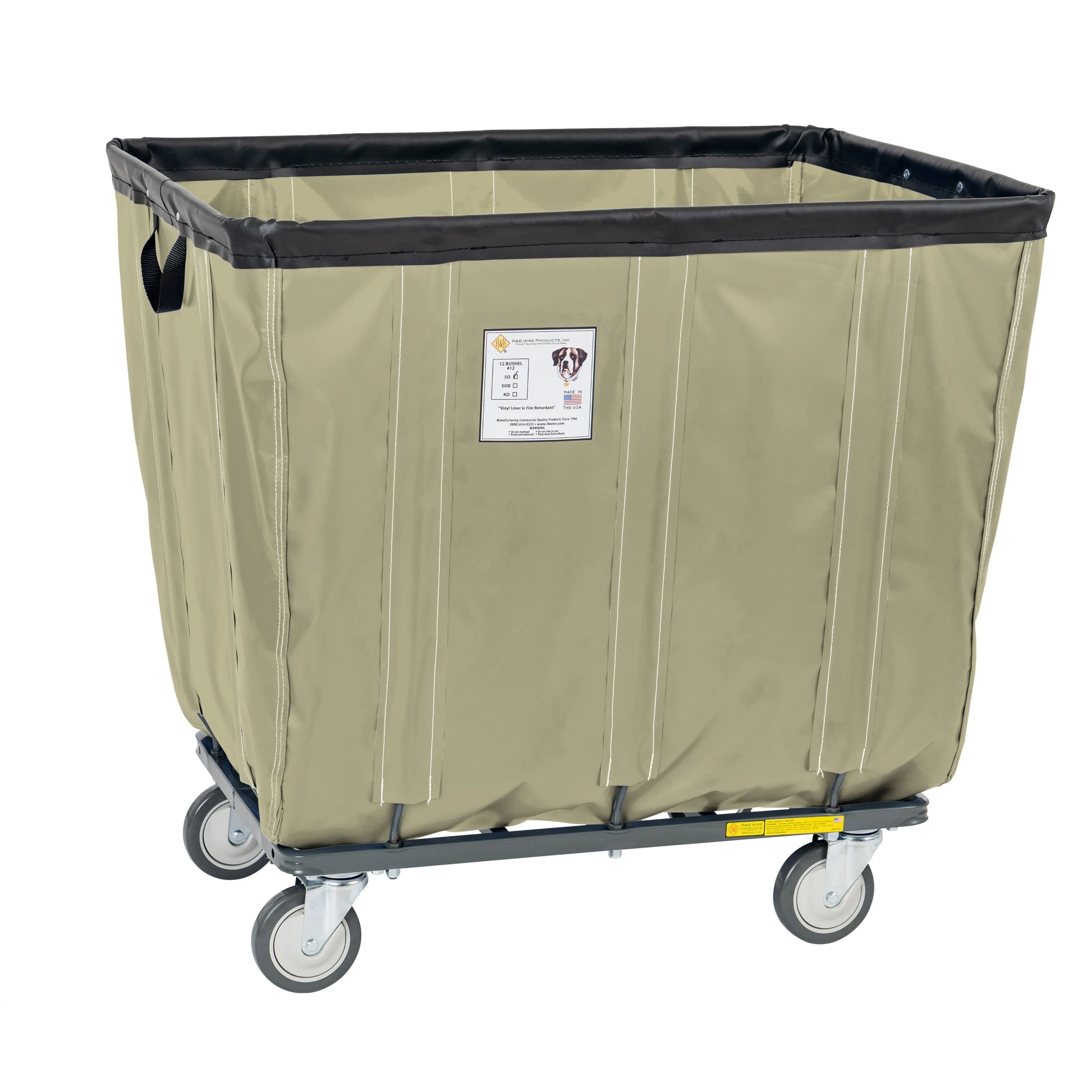 Fully Sewn Vinyl Basket Truck - 14 Bushel