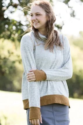 Hacci Brushed Pullover Sweater - FINAL SALE