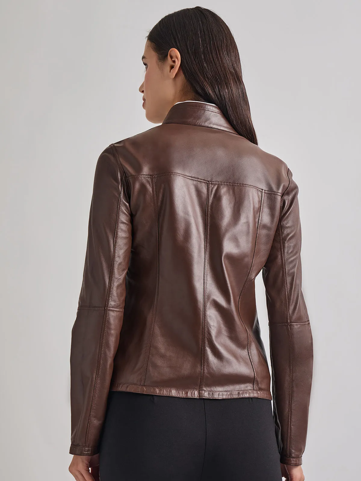 Heritage Fit Reversible Suede Leather Jacket