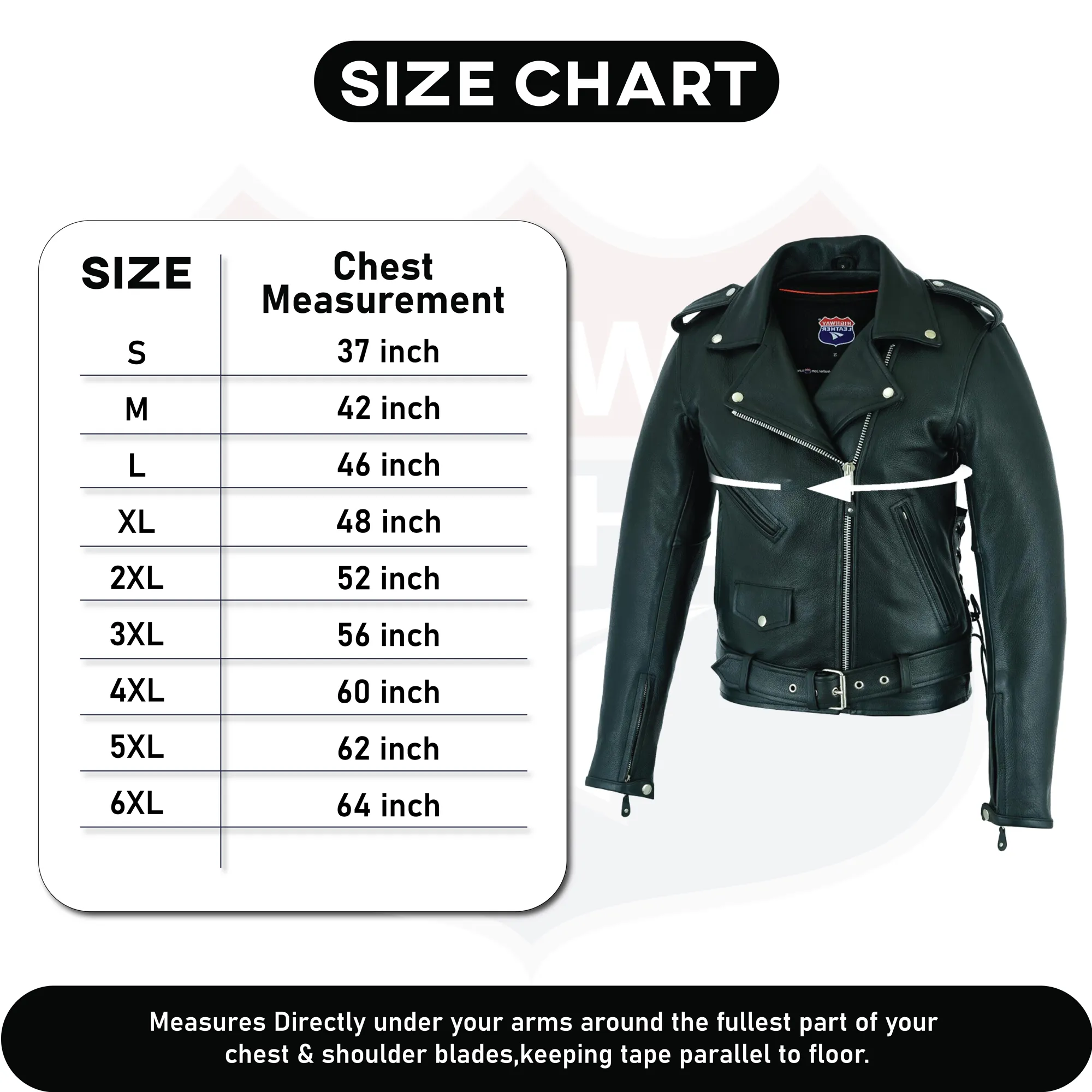 HL10205BLACK Old School Police Style Motorcycle Leather Jacket