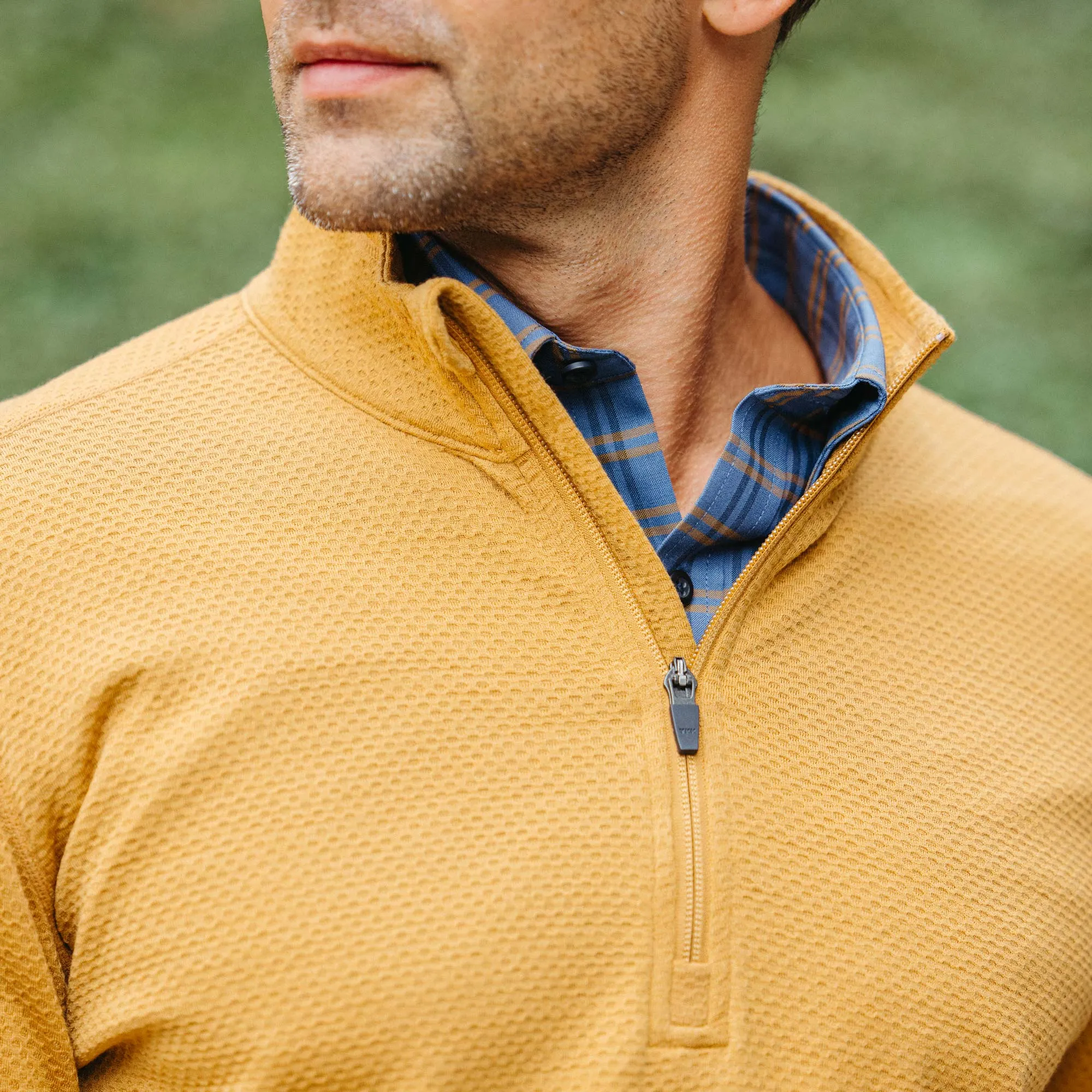 Honeycomb Waffle Quarter-Zip