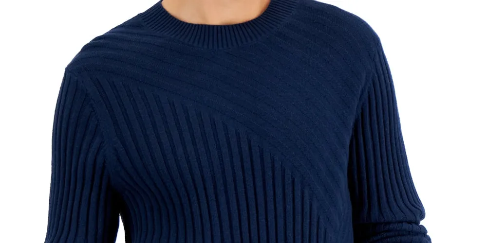 INC International Concepts Men's Tucker Crewneck Sweater Blue Size XX-Large