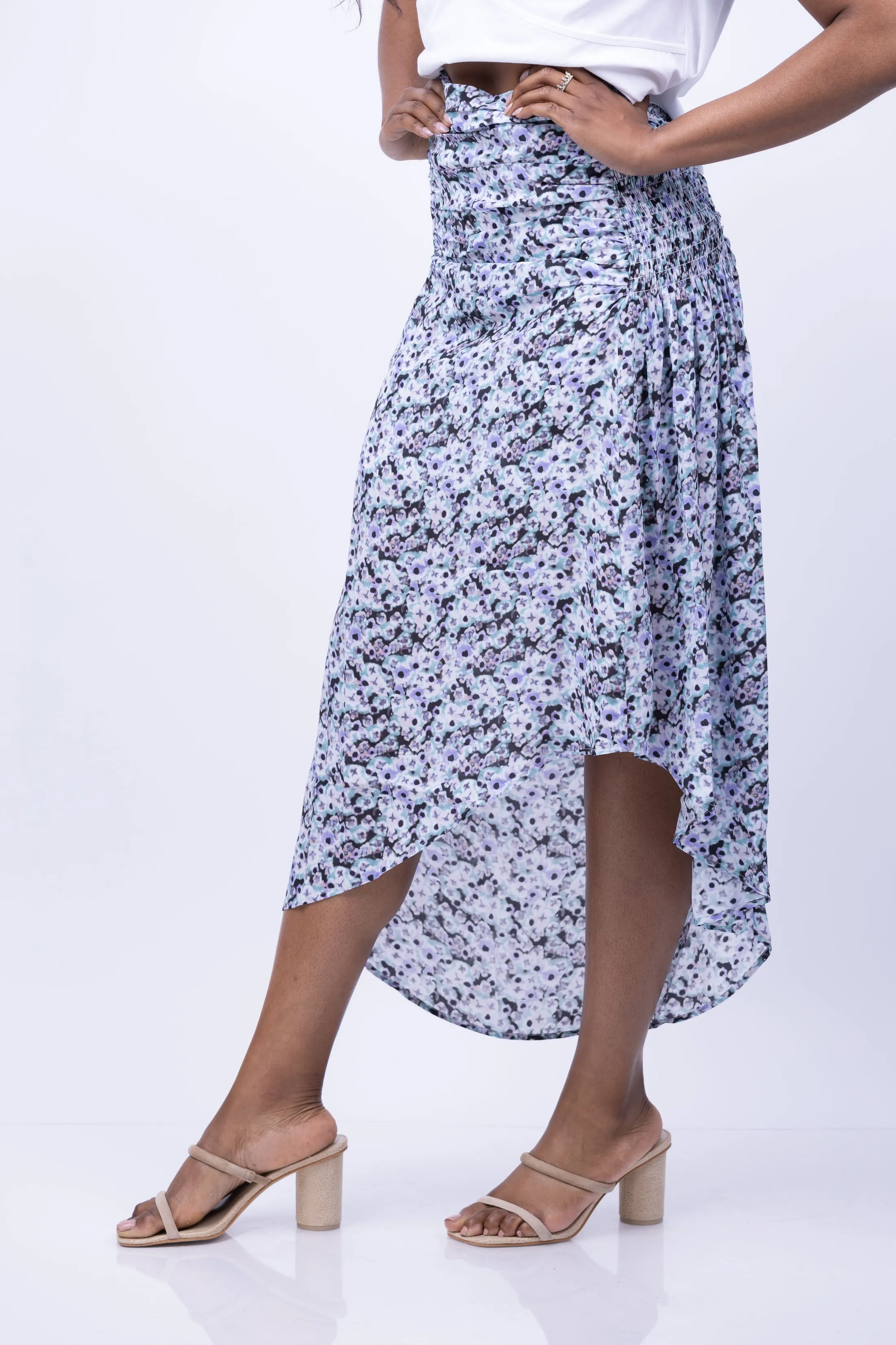 IRO Noseti Skirt in Multico Blue