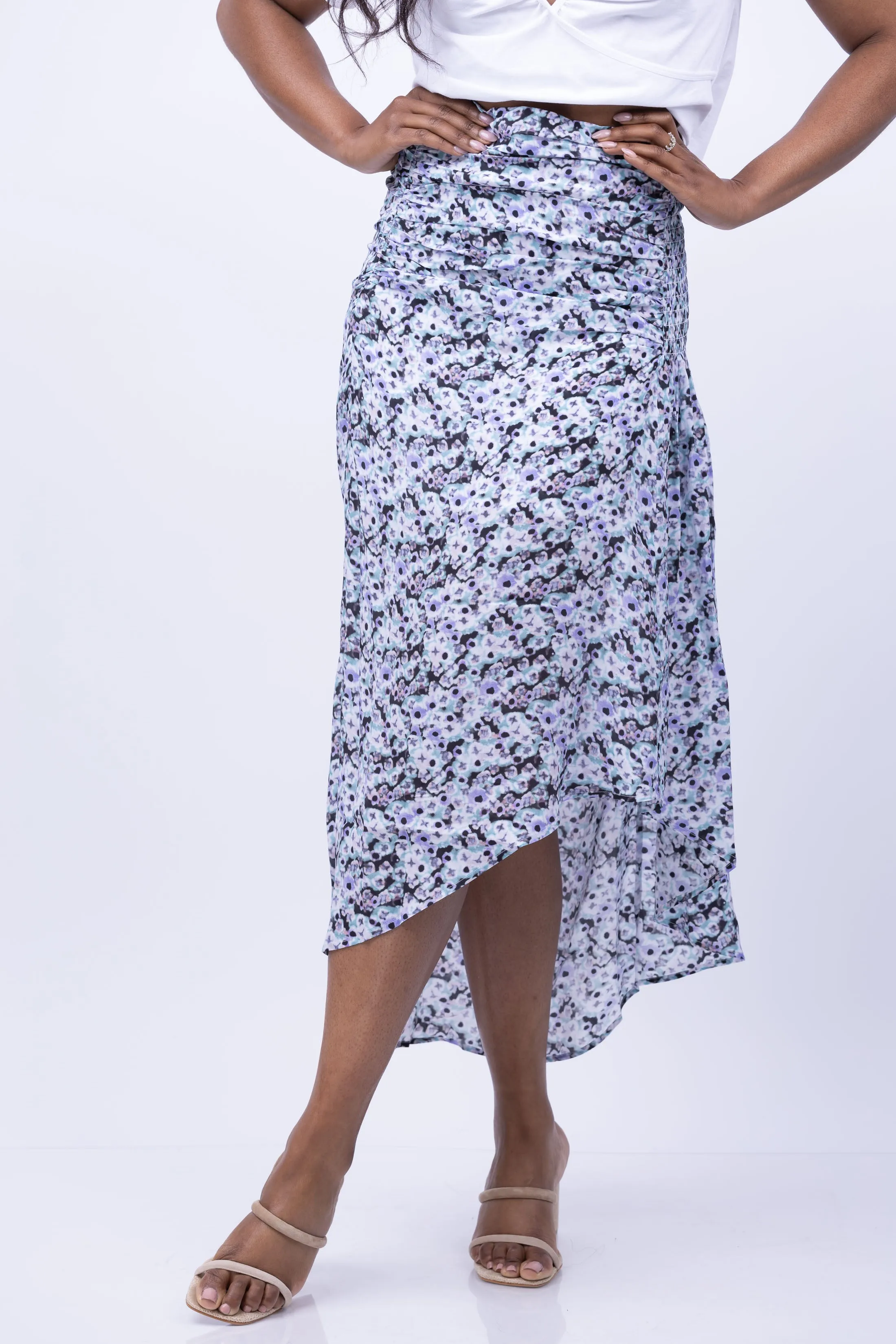 IRO Noseti Skirt in Multico Blue