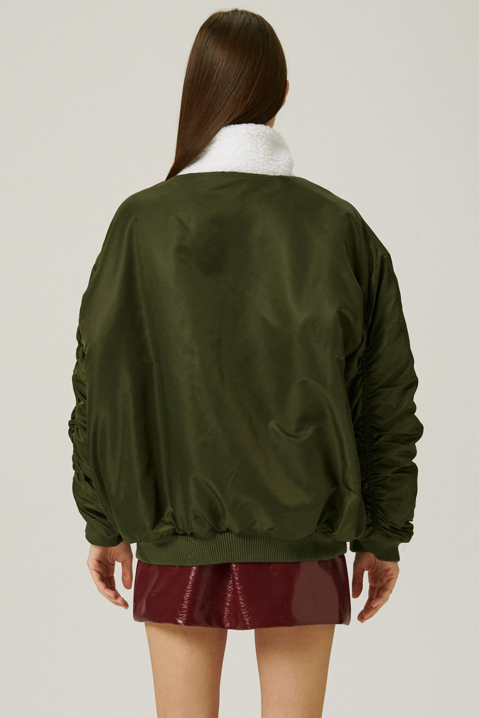 Izzy Borg Lined Aviator Jacket