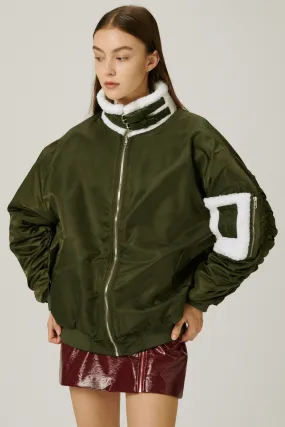 Izzy Borg Lined Aviator Jacket