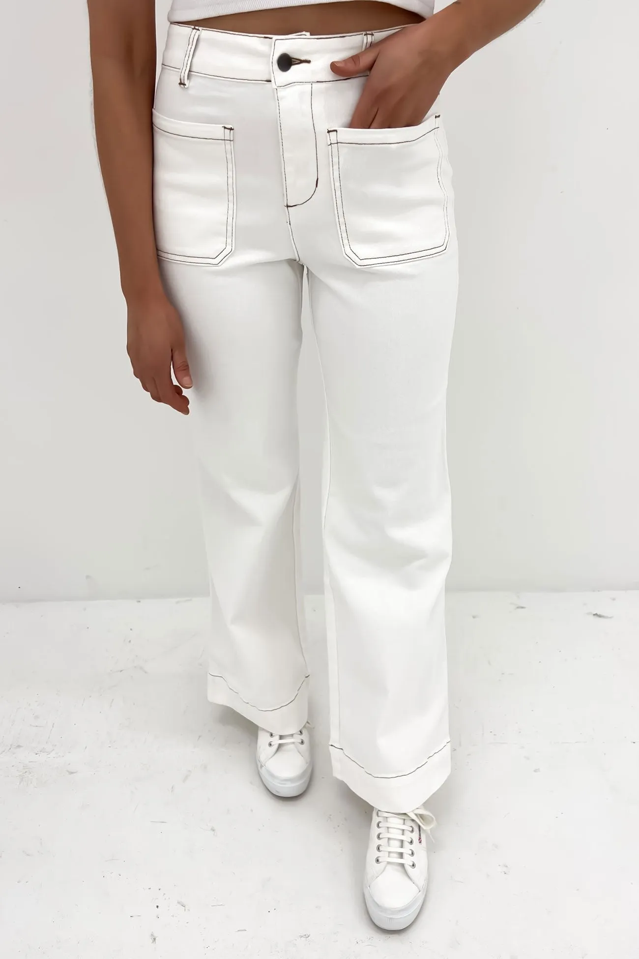 Jackson Pant White