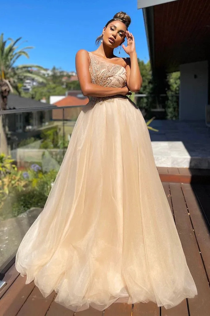 J'ADORE  AUSTRALIA immaculate sequin tulle ball gown