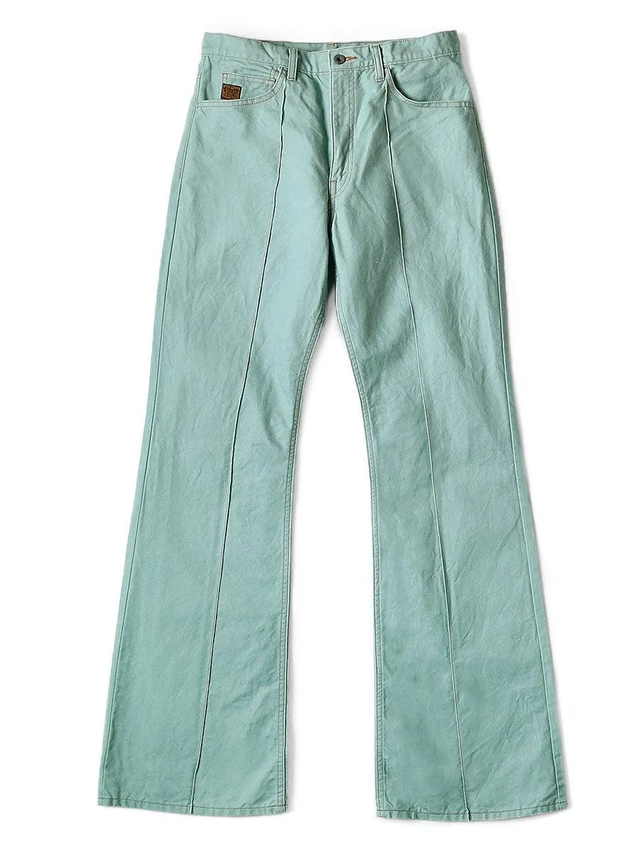 Kapital Cotton linen canvas 5P rat flare pants (Time Sale)