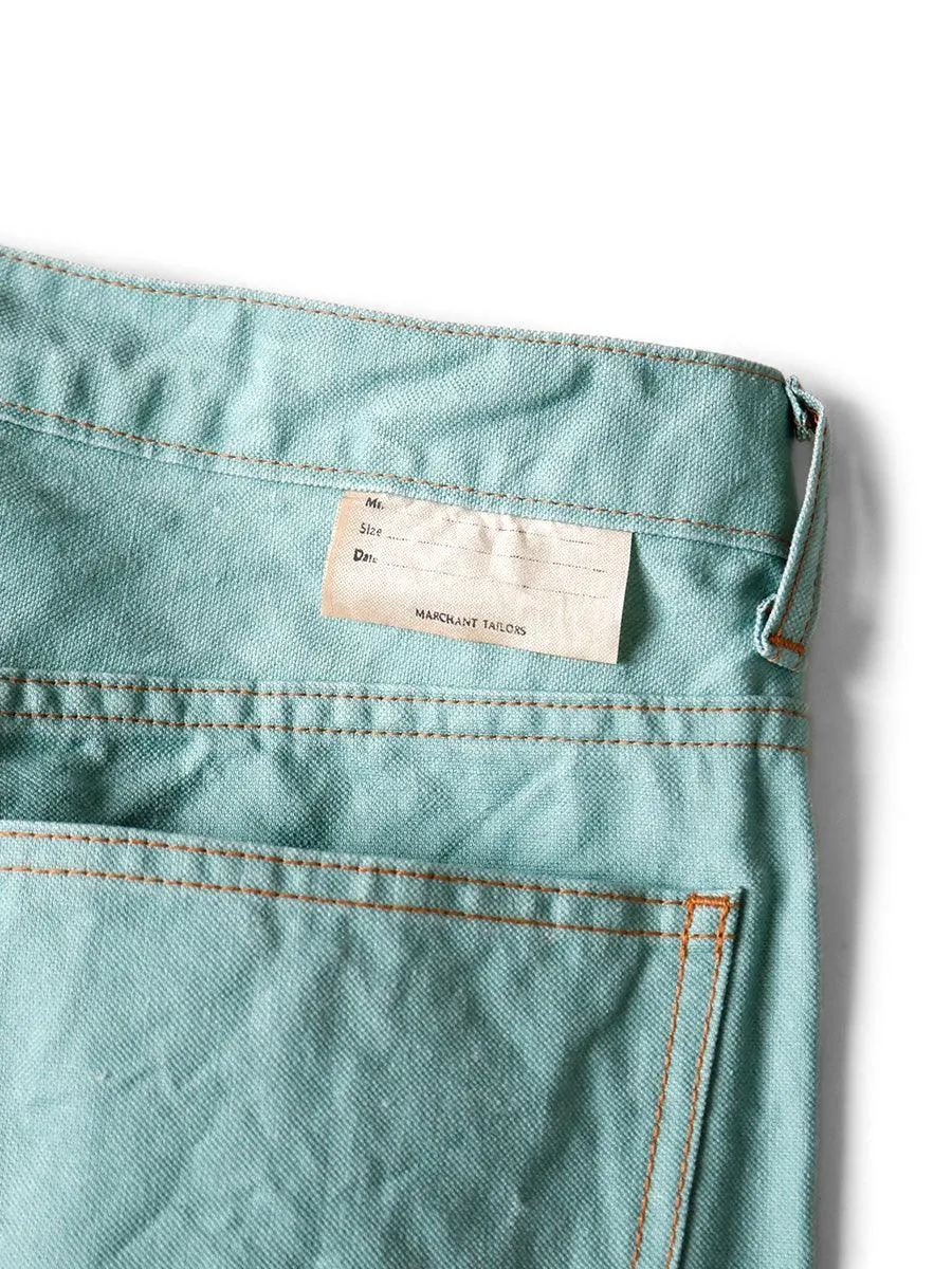 Kapital Cotton linen canvas 5P rat flare pants (Time Sale)