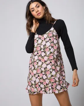 Keylo Slip Dress in Bloom Floral